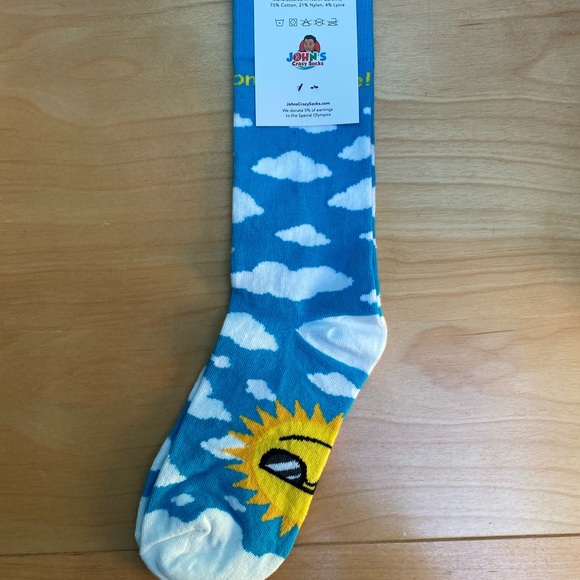 *NWT* Sun, Sky, and Clouds John’s Socks - Picture 3 of 5